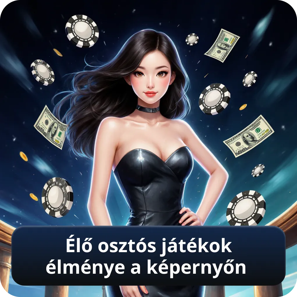 Élő osztós játékok élménye a képernyőn