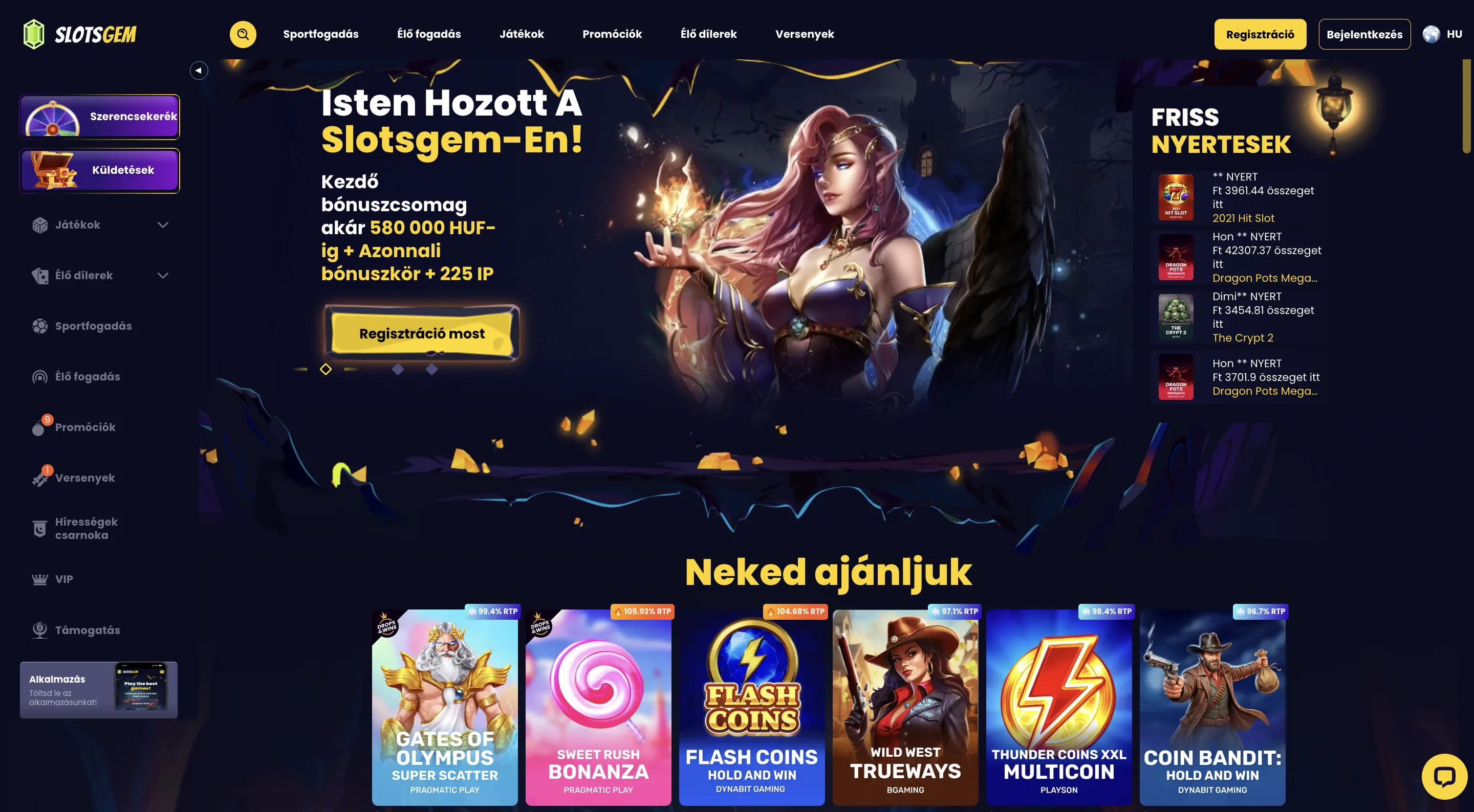 Online kaszinó bónusz: ingyenes pörgetések ajánlatok