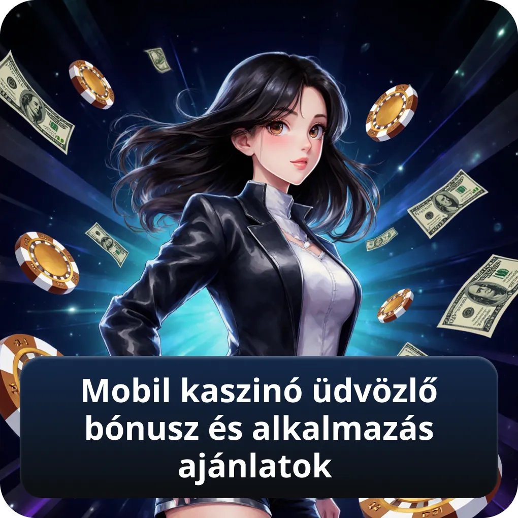Mobil kaszinó üdvözlő bónusz és alkalmazás ajánlatok